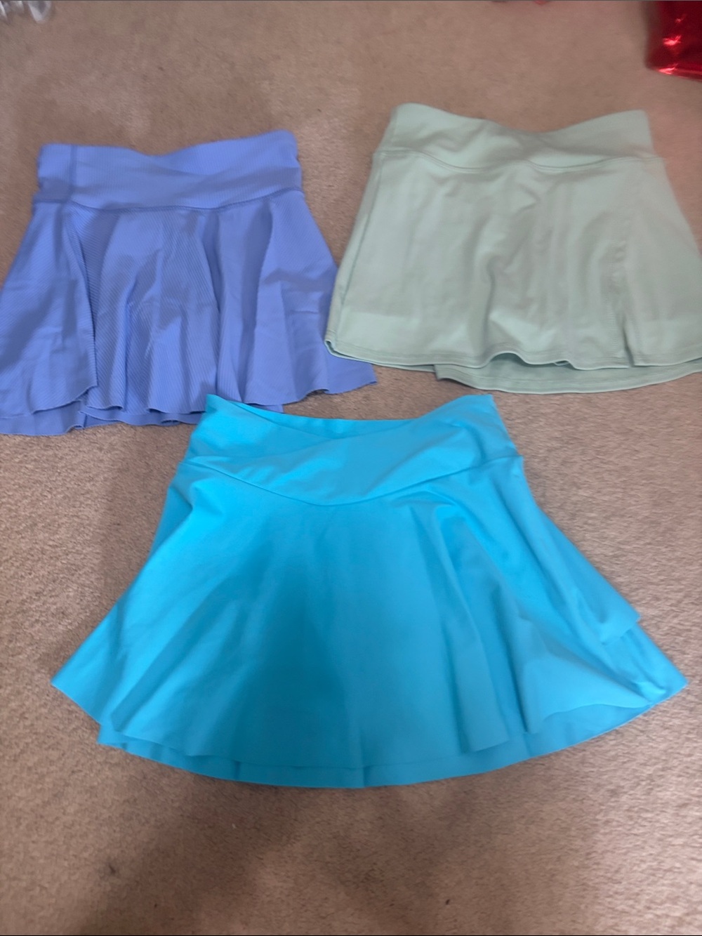 Girls size large/10-12  Old Navy Skorts blue, Mint and Aqua